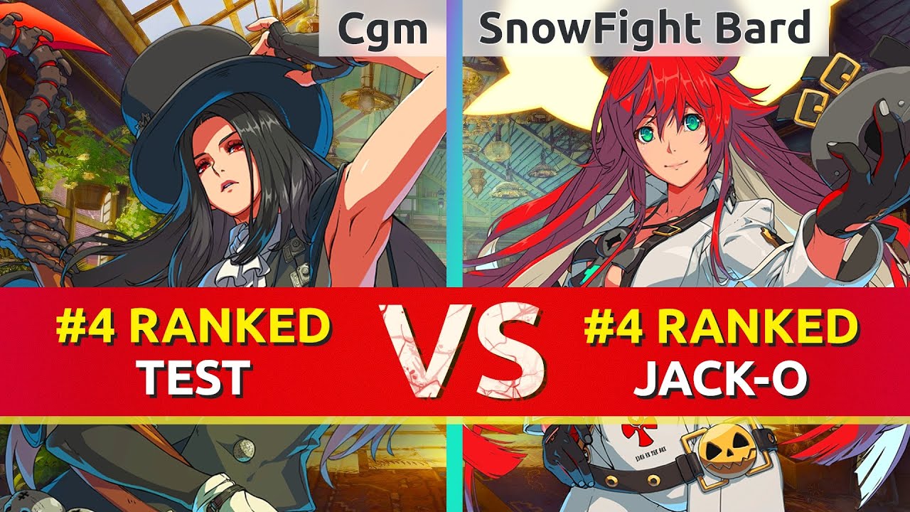 GGST ▰ Cgm (#4 Ranked Testament) vs SnowFight Bard (#4 Ranked Jack-O). High Level Gameplay