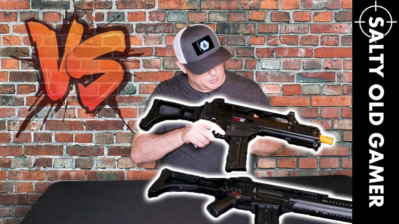 Umarex H&K G36C Elite vs Competition, Head to Head | SaltyOldGamer Airsoft Review