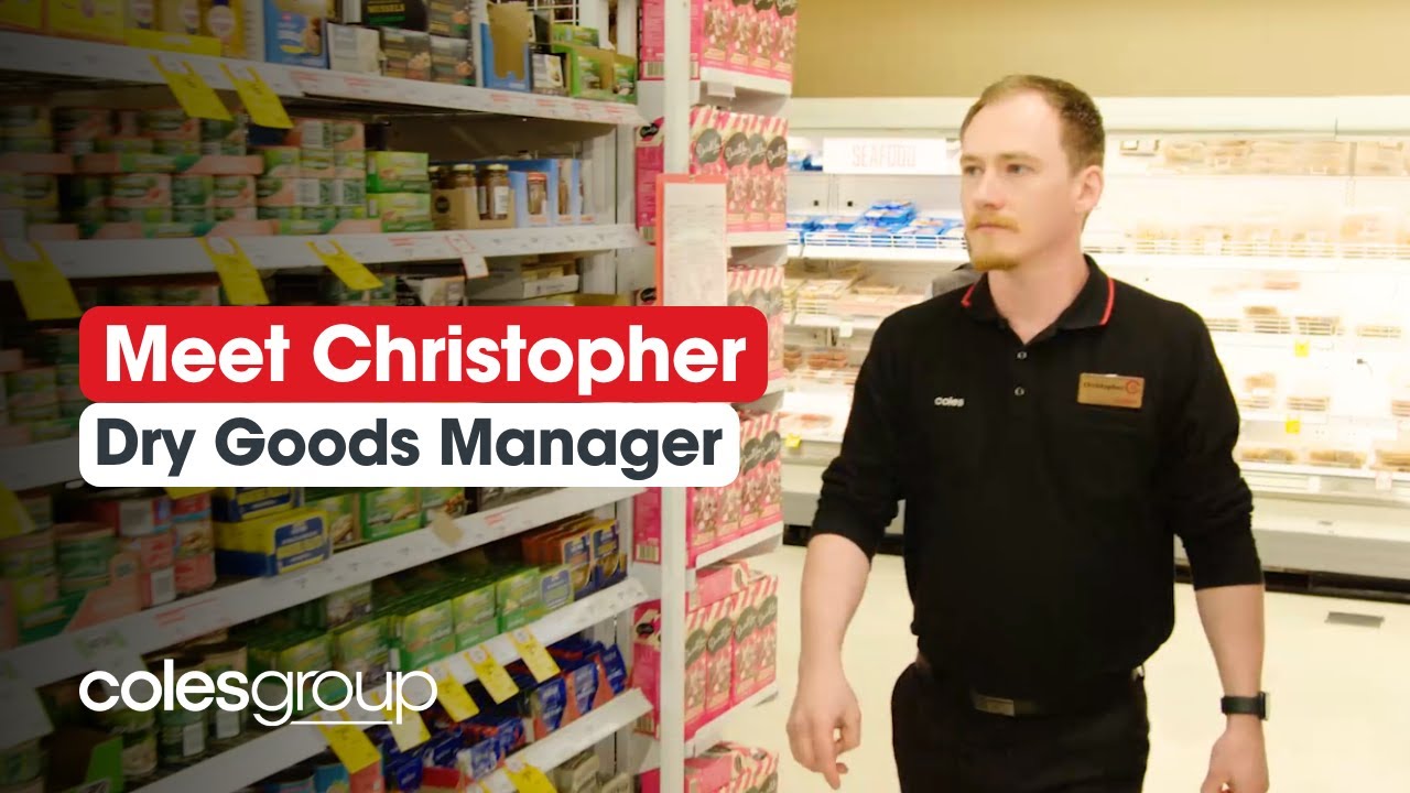 Meet Christopher | Coles Dry Goods Manager