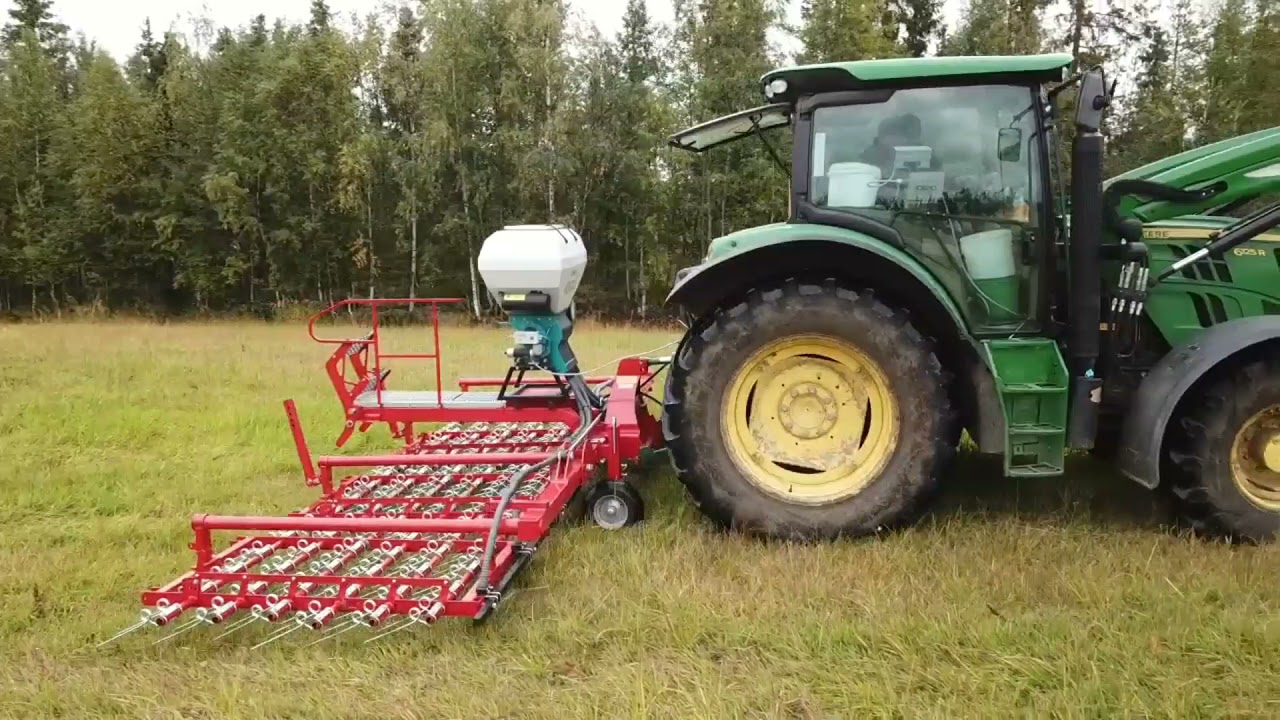 Hummer rikkaäes Lehner kylvöyksiköllä