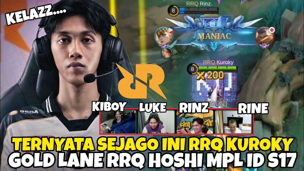 TERNYATA SEJAGO INI RRQ KUROKY GOLD LANE RRQ HOSHI MPL ID S17 | Mobile Legends ID