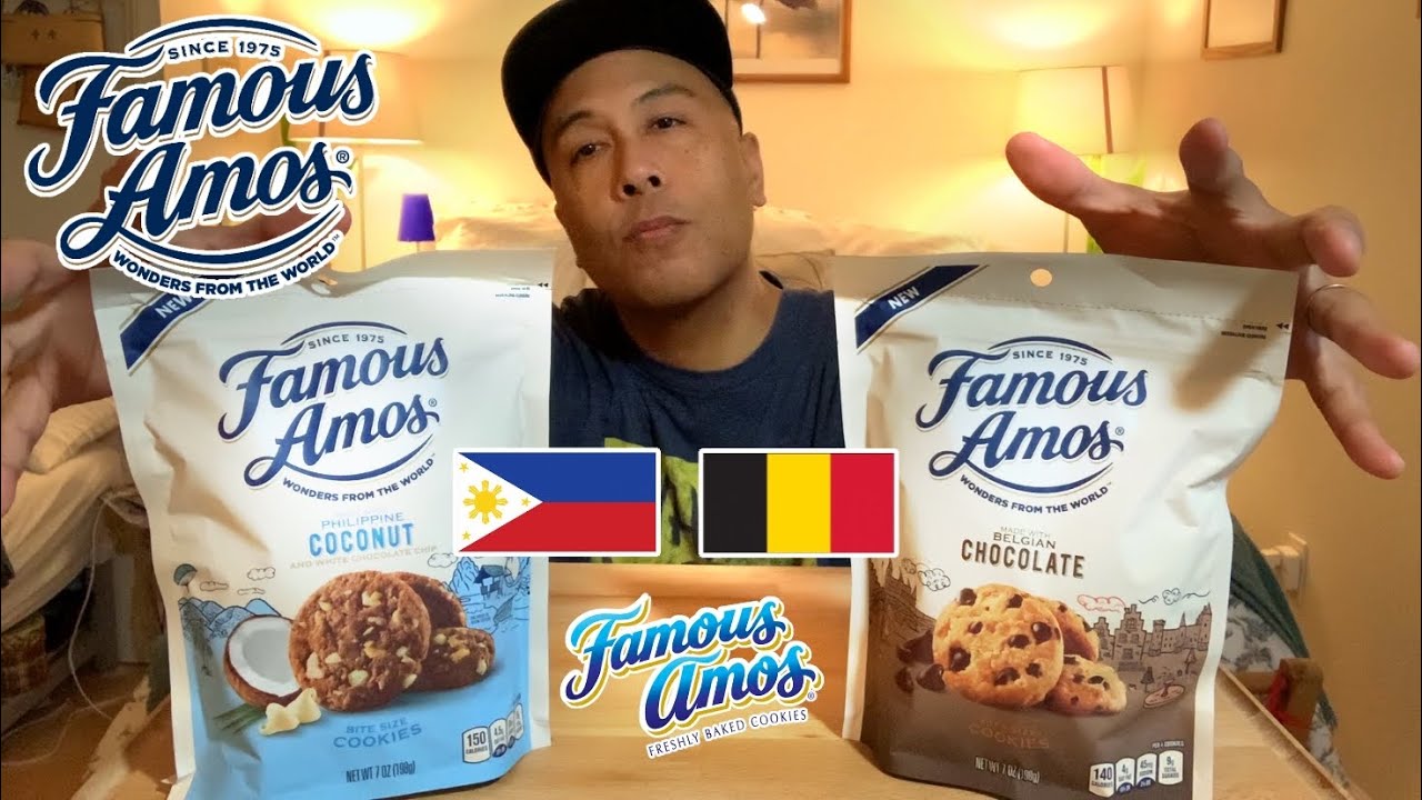 FAMOUS AMOS WONDERS FROM THE WORLD REVIEW | PHILIPPINE COCONUT & BELGIAN CHOCOLATE