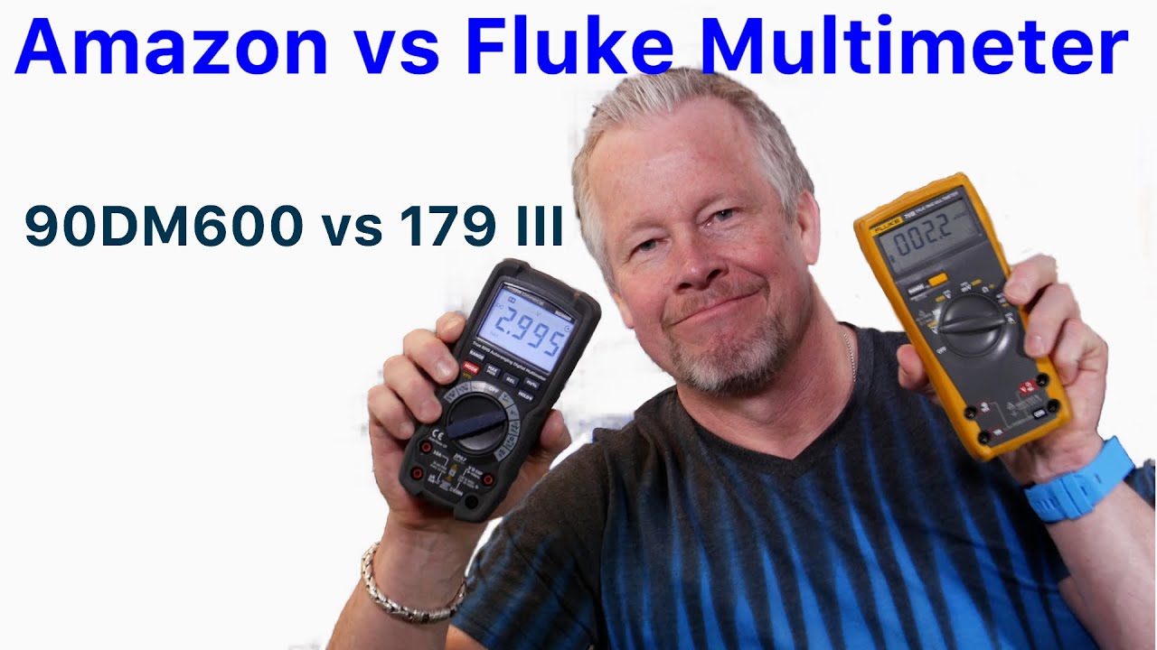 Amazon 90DM600 против мультиметра Fluke 179 III
