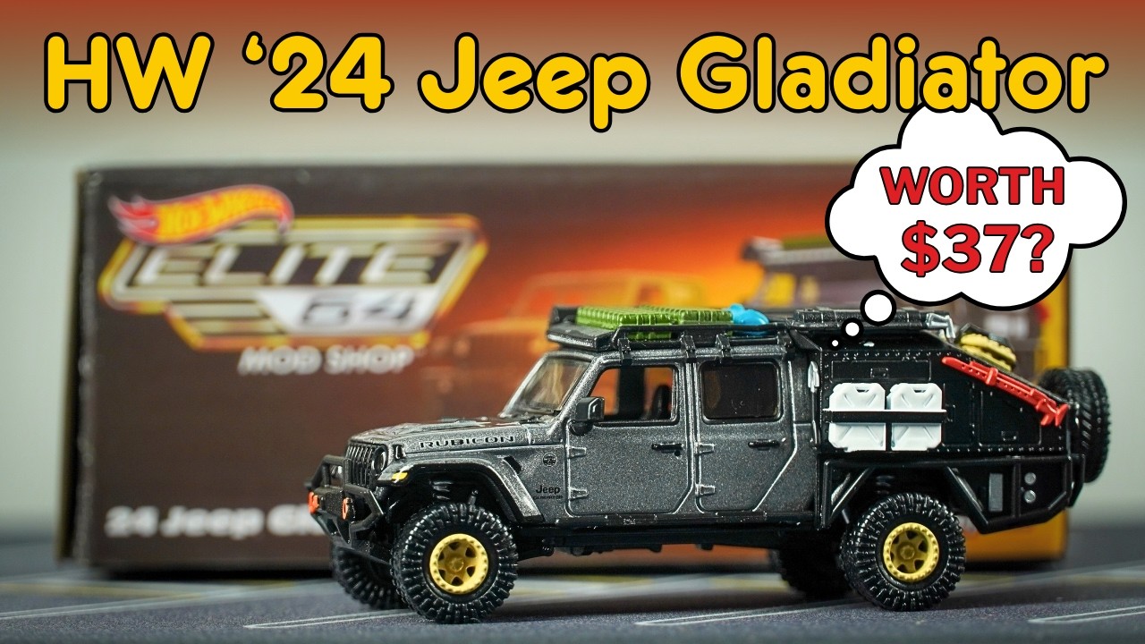 Hot Wheels Elite 64 Mod Shop '24 Jeep Gladiator UNBOXING & BUILD
