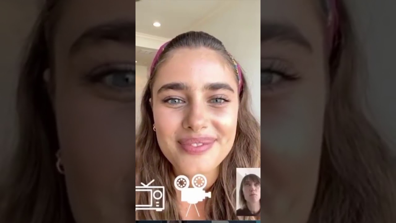 Taylor Hill on FaceTime from Vogue (Hong Kong) Interview/ April 2020.