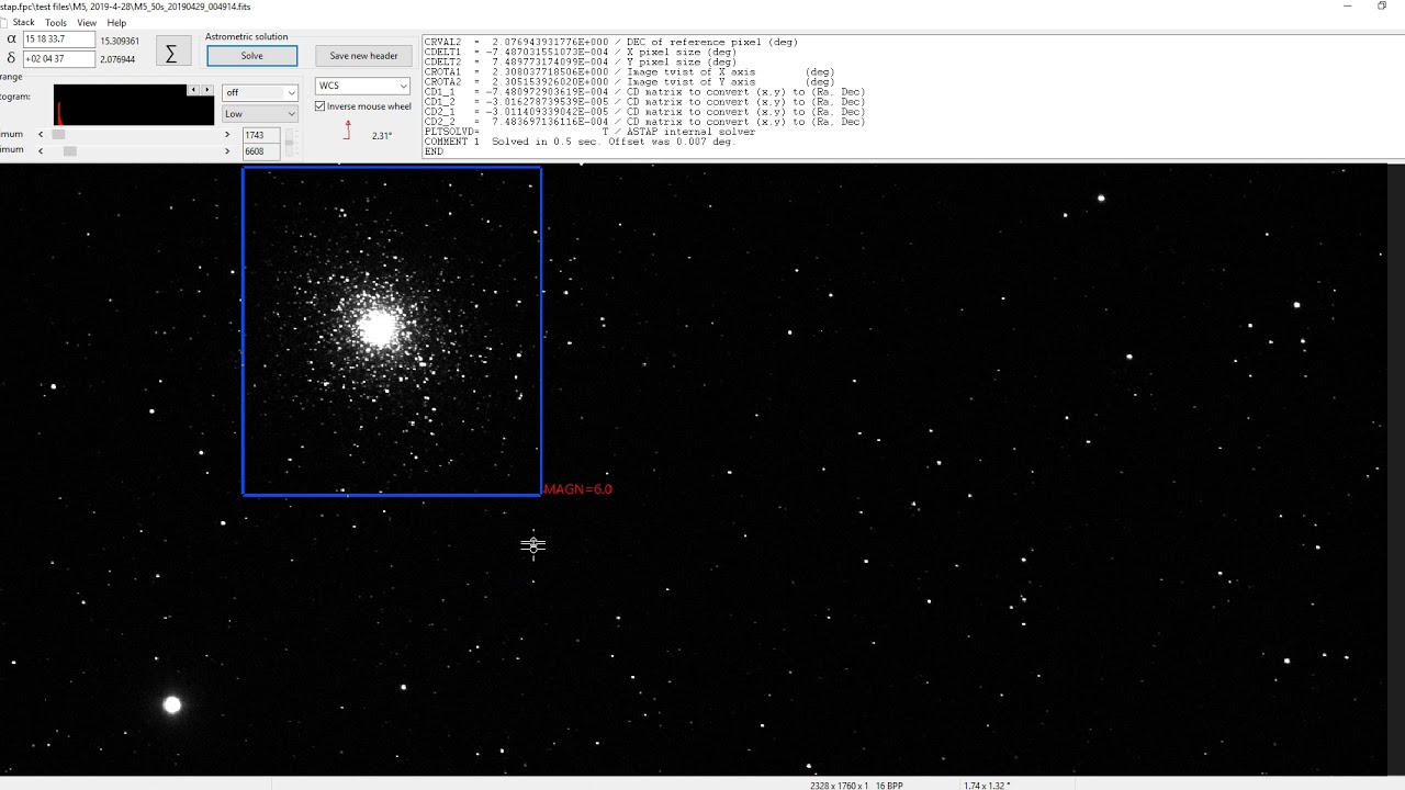 Photometry with the ASTAP program part 1