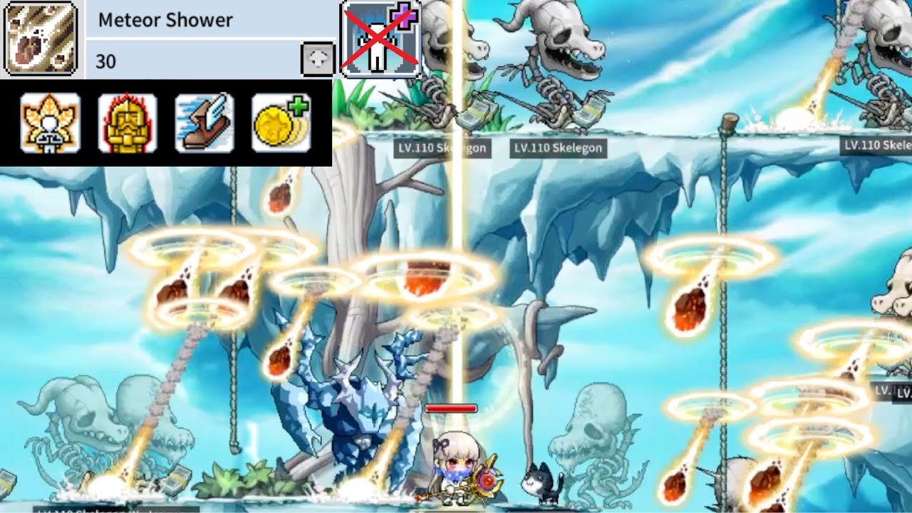 (❗️音量注意 Volume Warning)【Artale國際服】Lv.165火毒 火流星30 兩刀骨龍 30分鐘紀錄