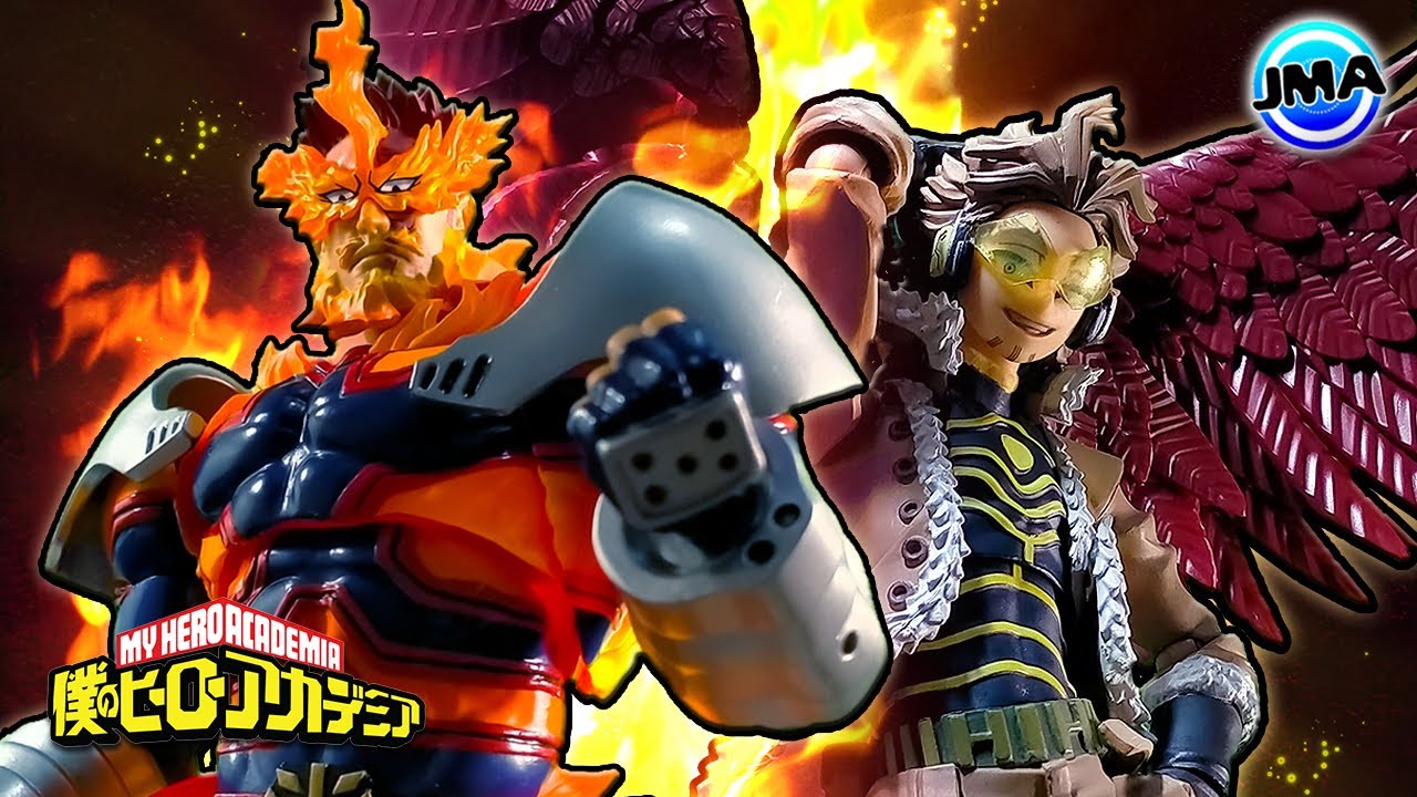 MY HERO ACADEMIA Endeavor & Hawks Stop Motion Review / Revoltech Amazing Yamaguchi / JM ANIMATION