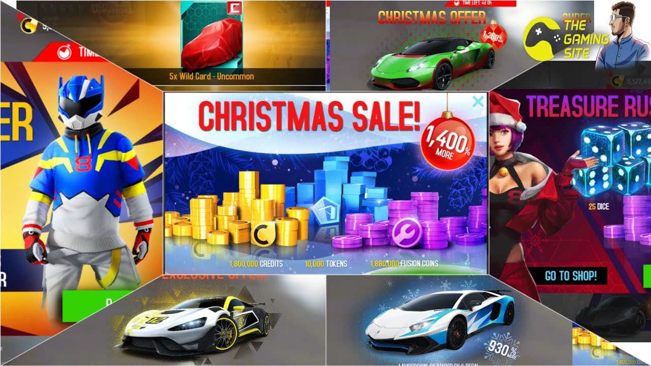 10 Tokens 😱 | Christmas Sale Asphalt 8 | Update 58 sales Asphalt 8 | Xmas Update 58 Asphalt 8