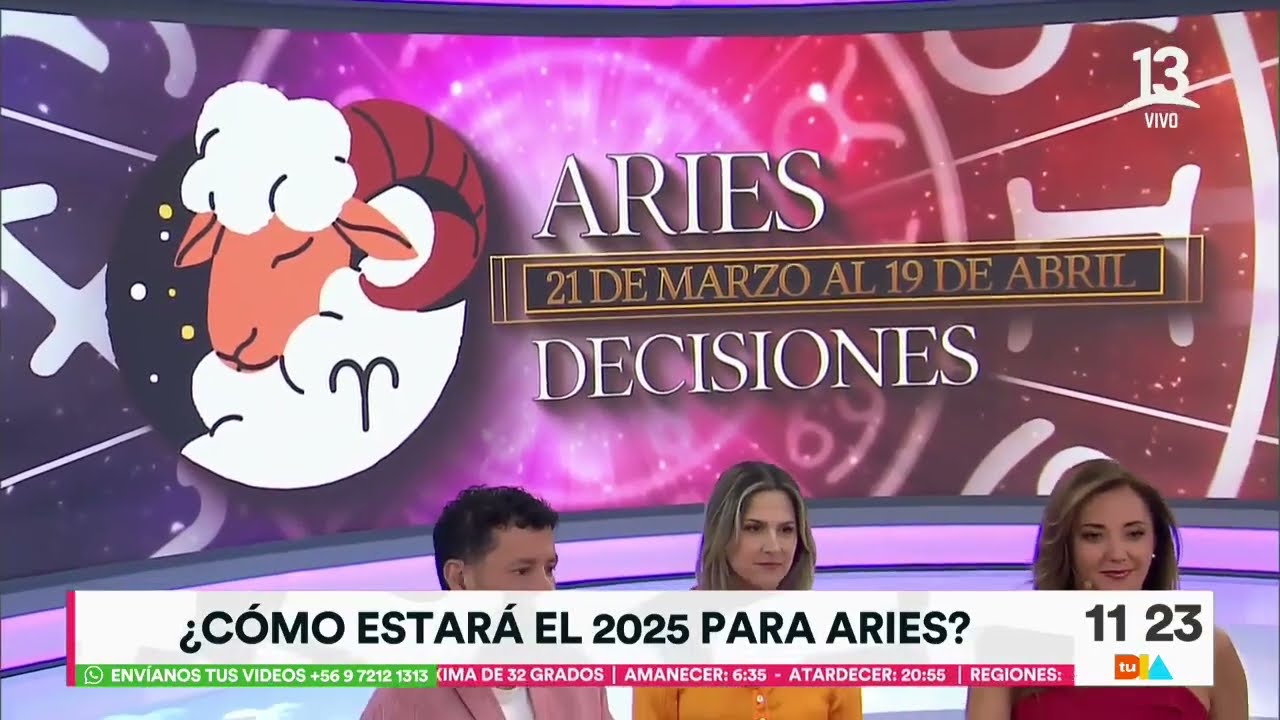 Paula González: Aries, Tauro y Géminis en 2025 | Tu Día | Canal 13
