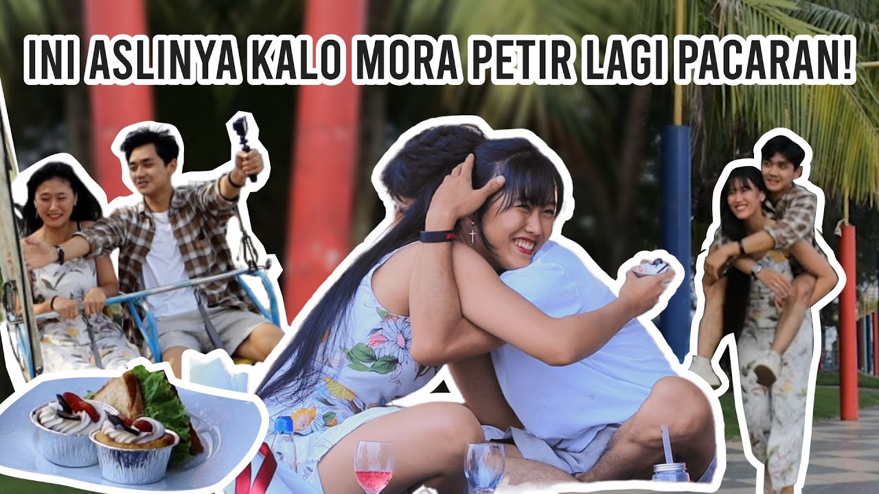 Romantis banget! Mora dan Petir main wahana dan piknik di pantai!!! - Couple Vlog