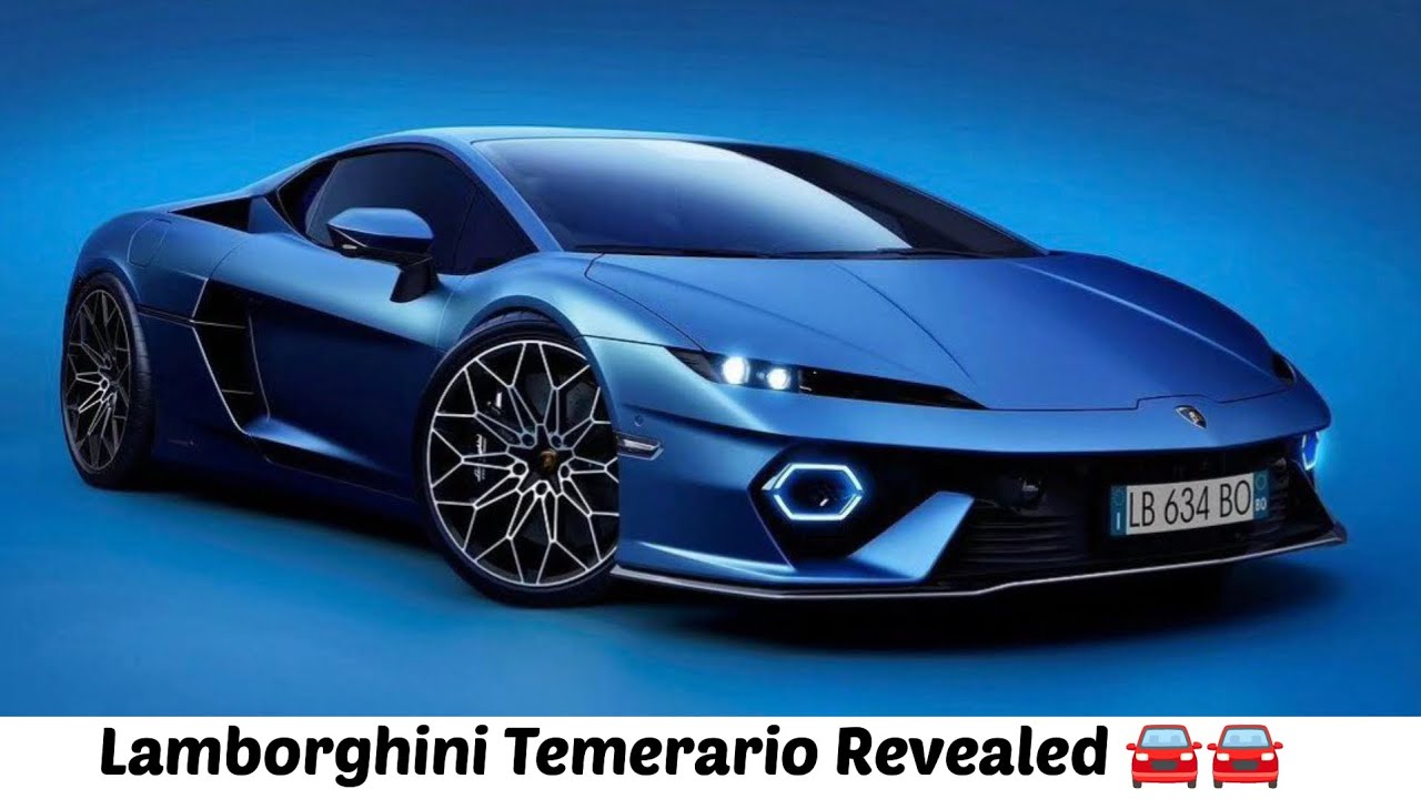 Lamborghini Temerario Revealed l Huracan Replacement 🚘 #youtube #temerario #cars