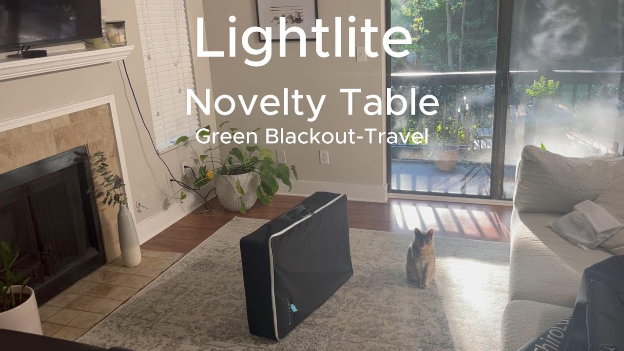 ASMR Setup & Packdown | Lightlite Green Blackout Travel Table