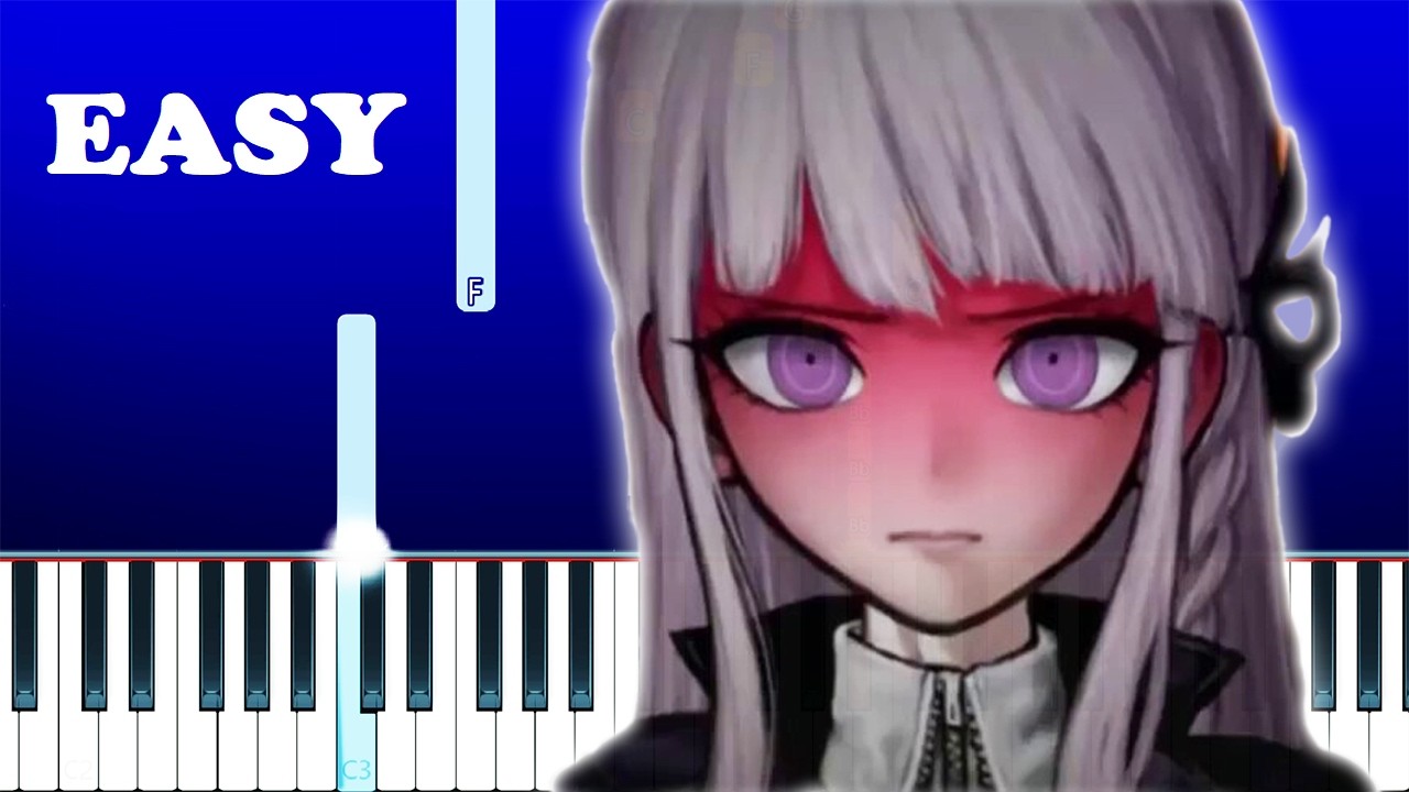 Danganronpa - Kyoko Kirigiri - Thick Of It Meme (EASY Piano Tutorial)