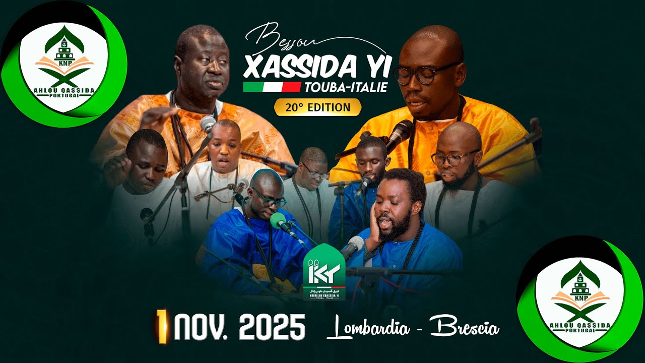 20&ordm; EDITION BISSOU KHASSIDA TOUBA ITALIE 01 NOVEMBRE 2025
