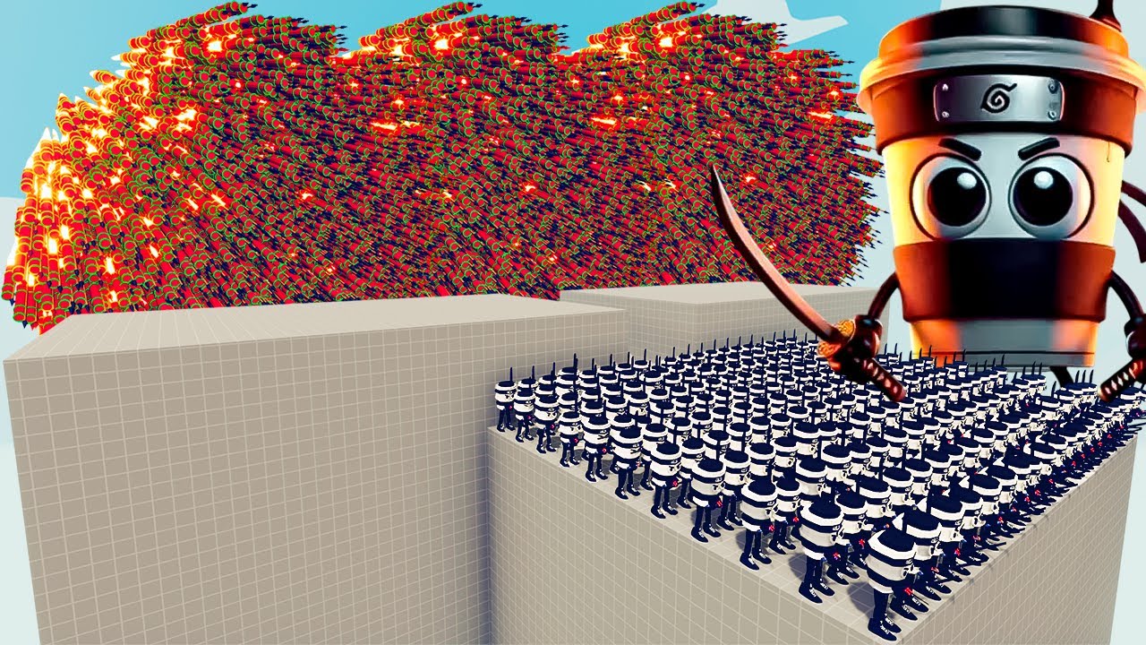 200x CAPPUCCINO ASSASSINO + 1x GIANT vs EVERY GOD - Totally Accurate Battle Simulator TABS