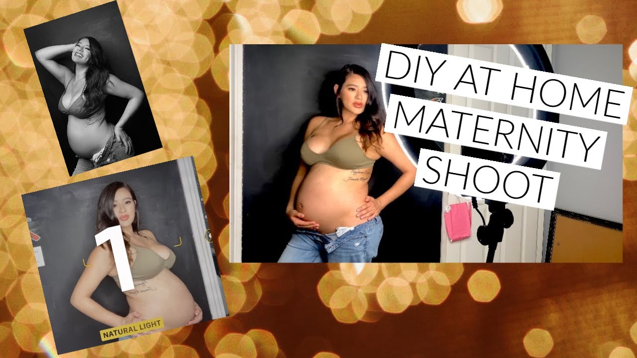 DIY AT HOME MATERNITY PHOTOSHOOT: Only iPhone and Facetune app needed