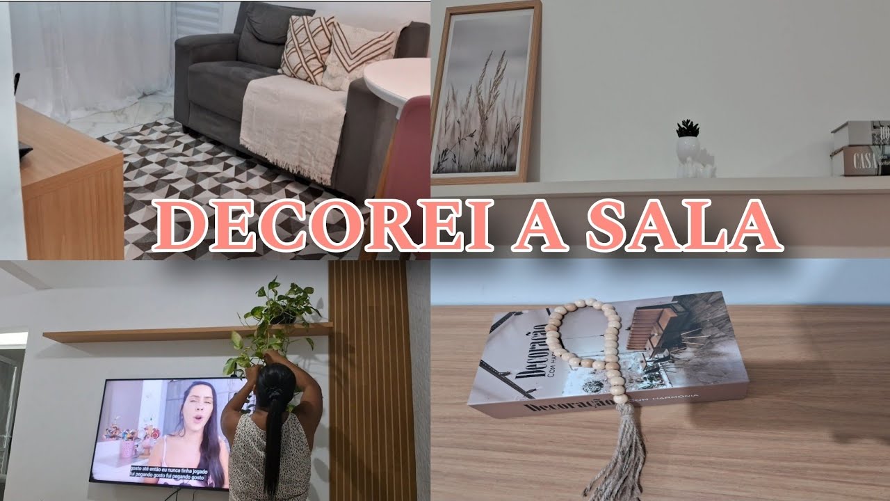 Faxina E DECORAÇÃO NA SALA  🥰 | FICOU LINDA 😍 | SANDRA GUSMÃO