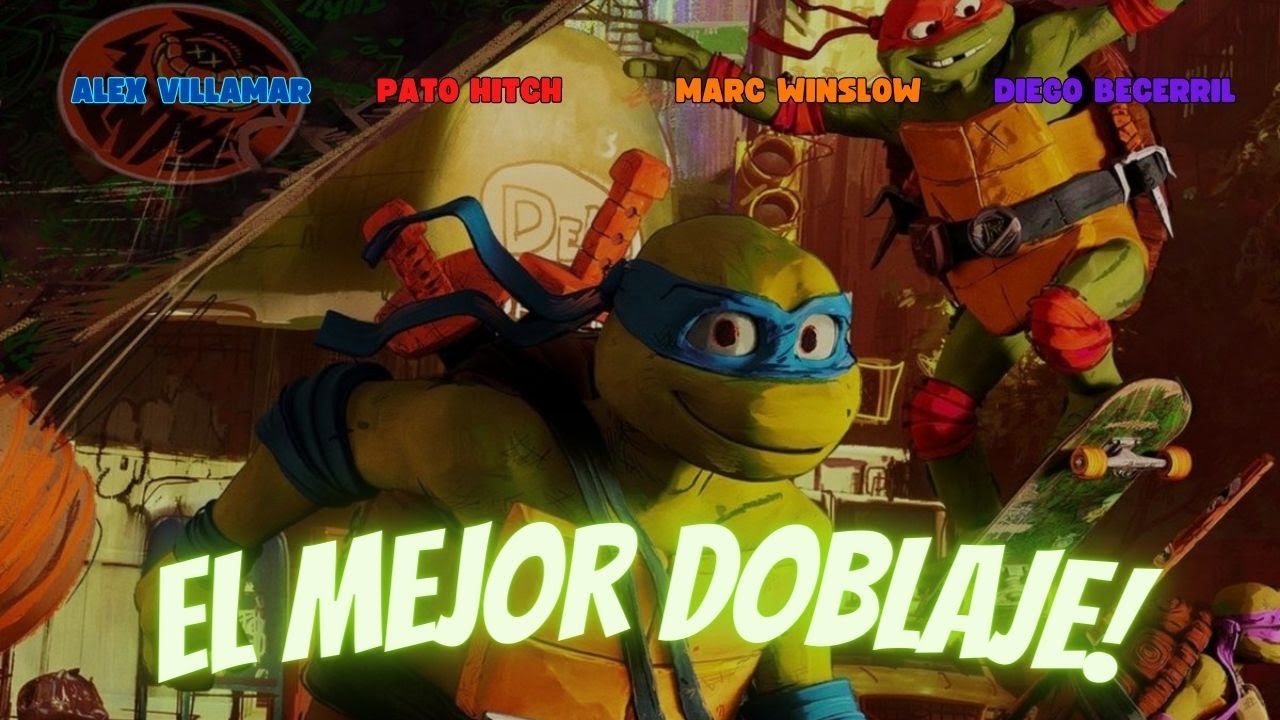 Comunidad de Doblaje| TORTUGAS NINJA. ¿Es un CAST PERFECTO de doblaje?