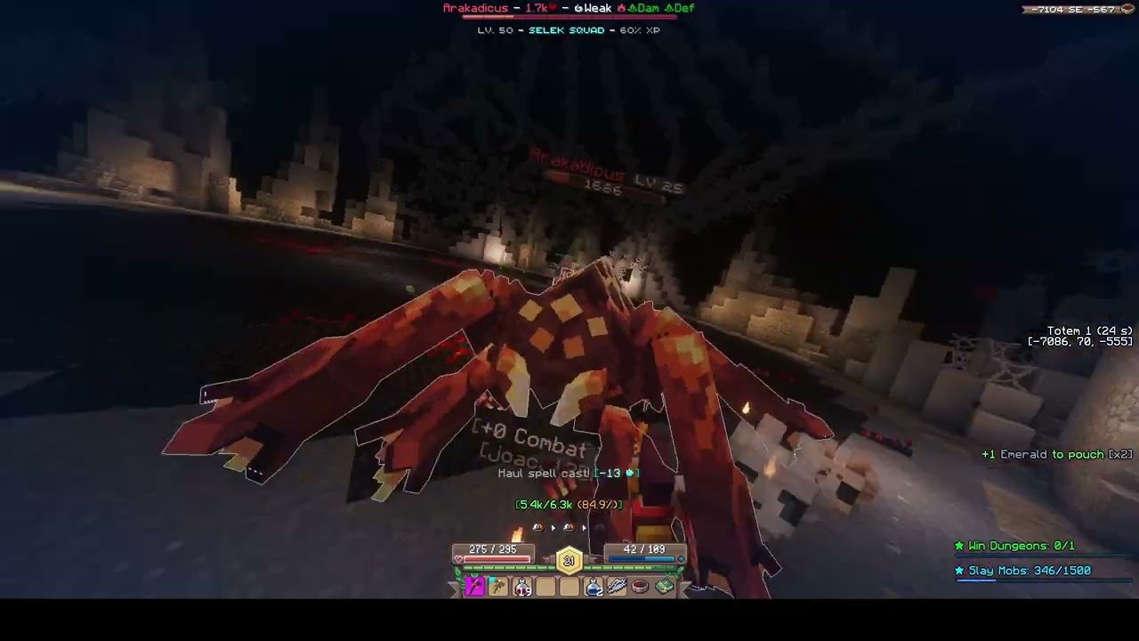 Wynncraft Lvl 20 Boss Fight