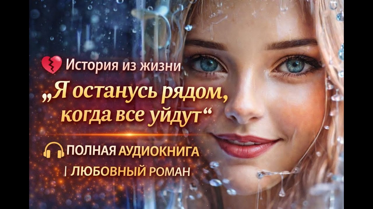 💔История из жизни«Я останусь рядом, когда все уйдут» 🎧 ПОЛНАЯ АУДИОКНИГА | ЛЮБОВНЫЙ РОМАН