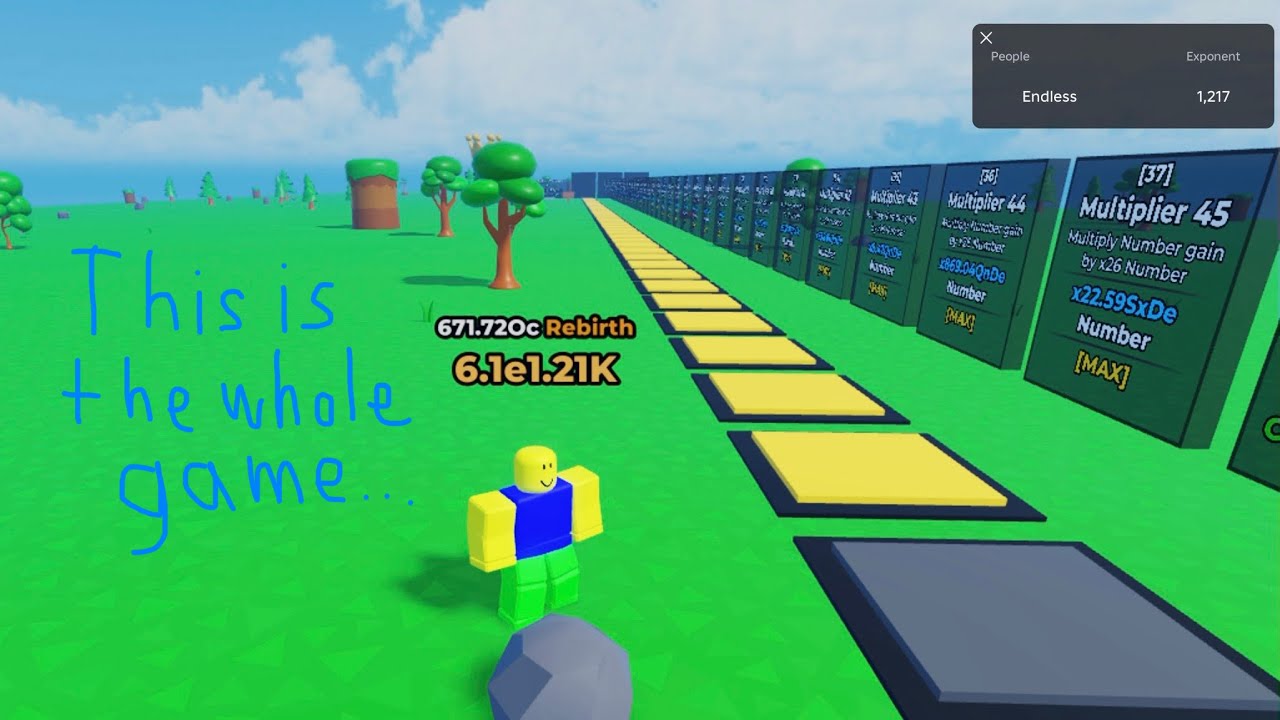 Roblox: Watch Number Go Up - Unedited Longplay [Part 1]