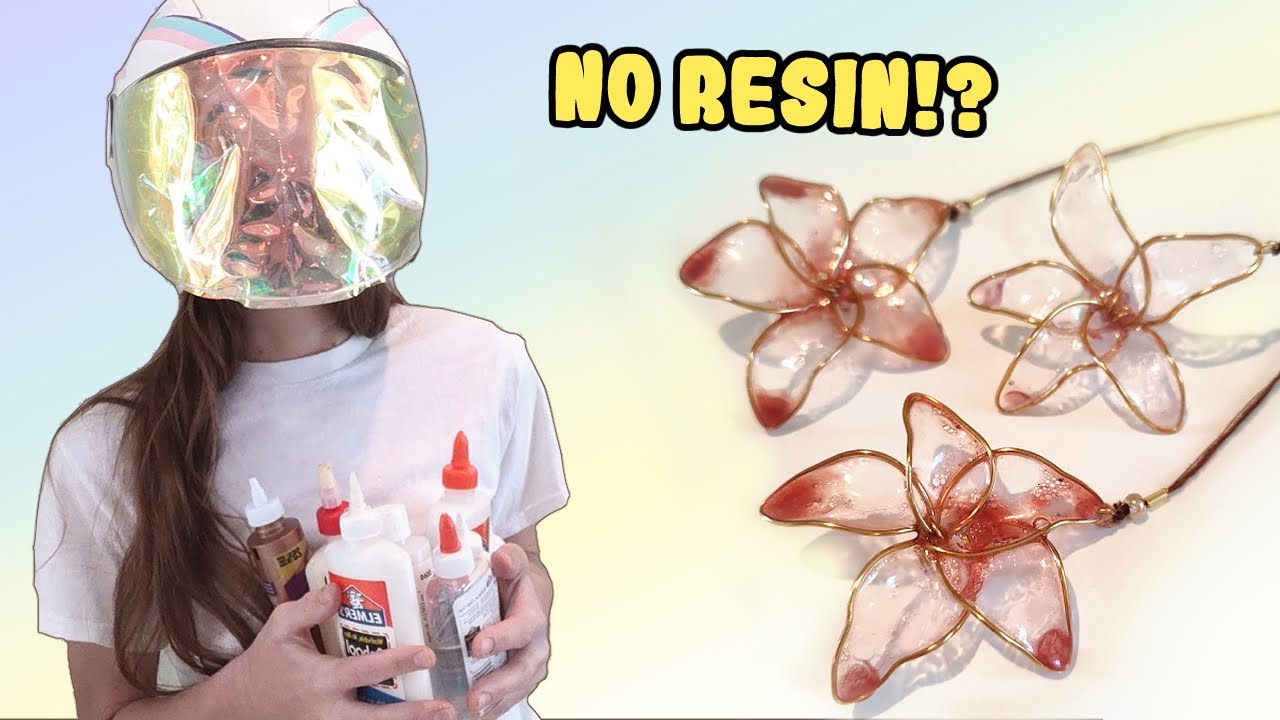 Making Resin Flowers WITHOUT RESIN!
