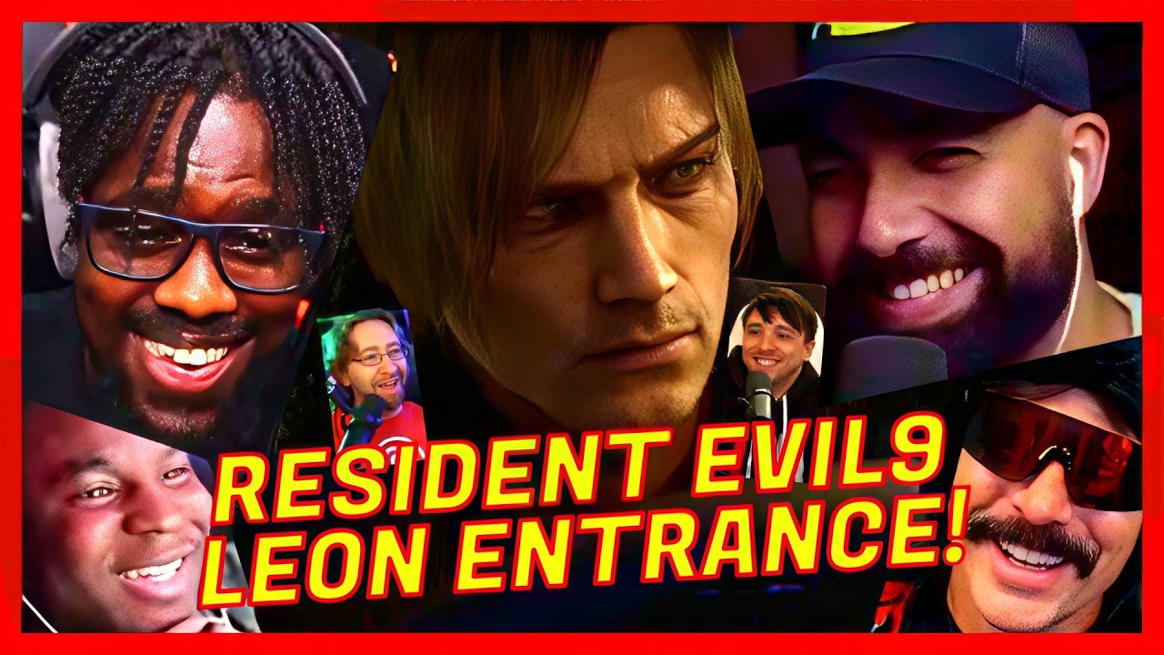 Реакция стримеров на сцену появления Леона! Реакции на Resident Evil: Requiem. Реакции на геймпле...