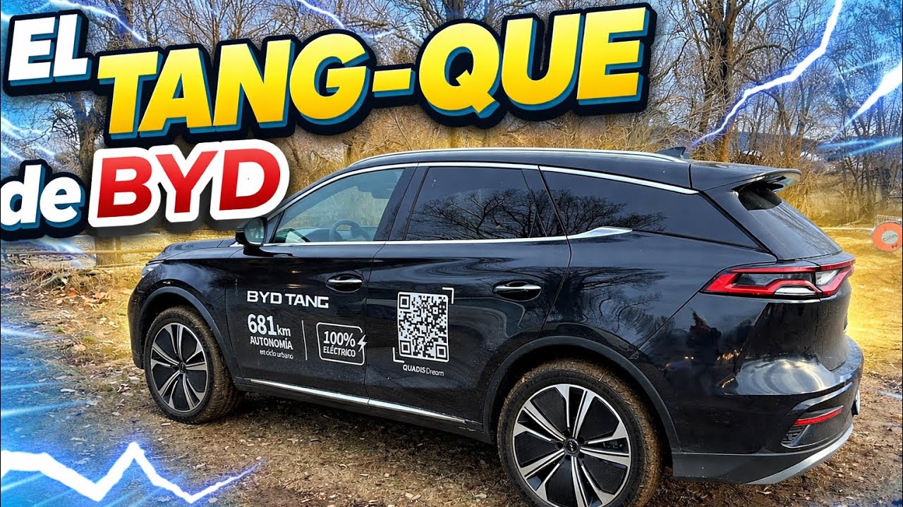 BYD Tang - Un SUV 100% eléctrico 7 plazas muy confortable - AWD con 517 cv 