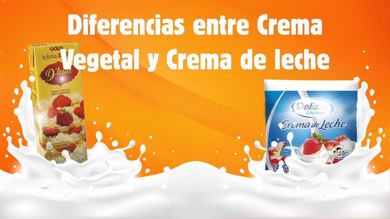 Diferencias entre Crema Vegetal y Crema Animal