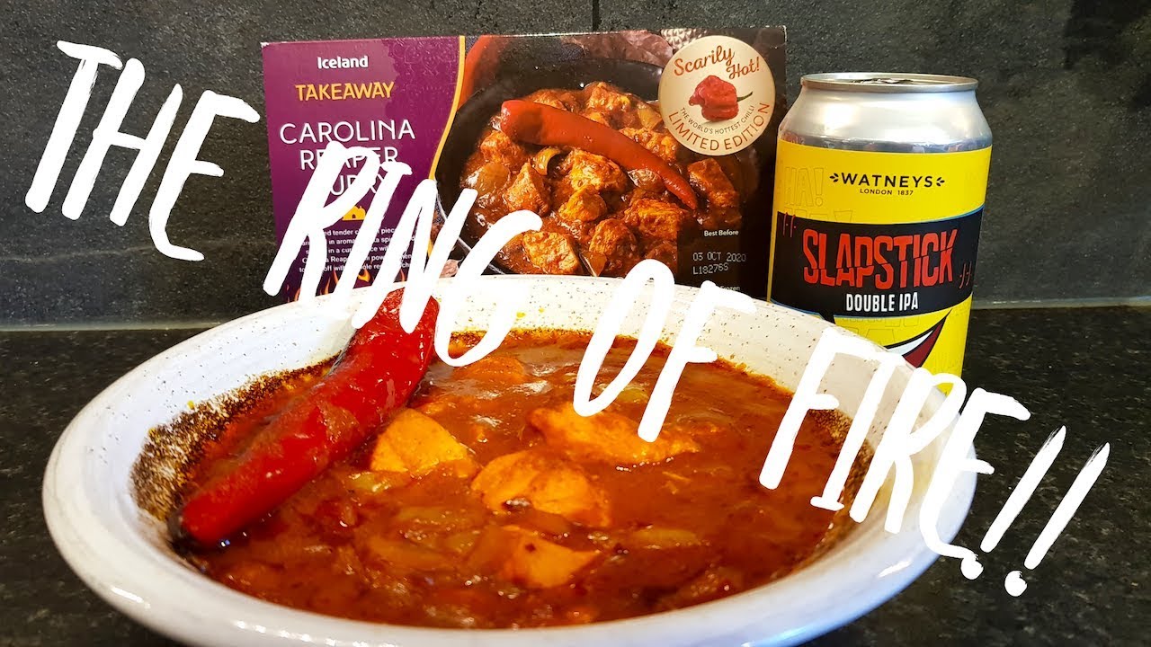 Iceland Carolina Reaper Curry Review With Double IPA!!!!!