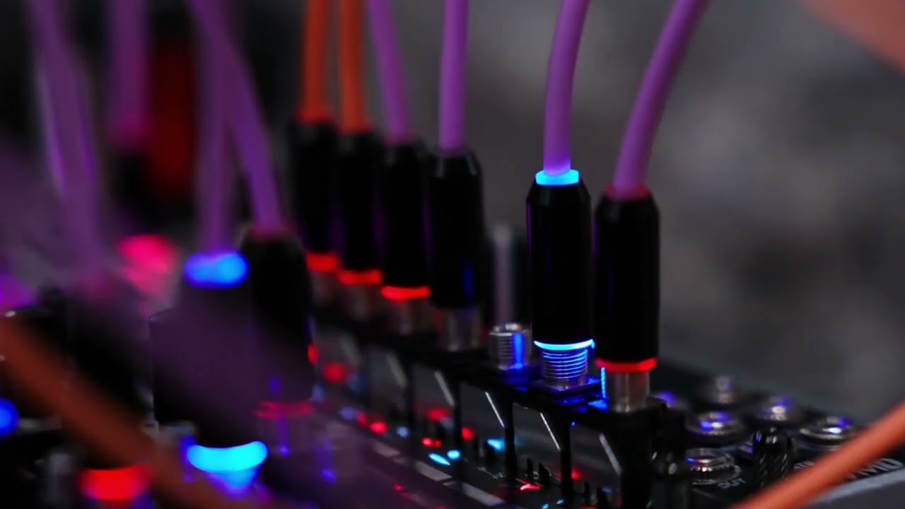 Candycord Halo - light up patch cable developed with Andrew Huang