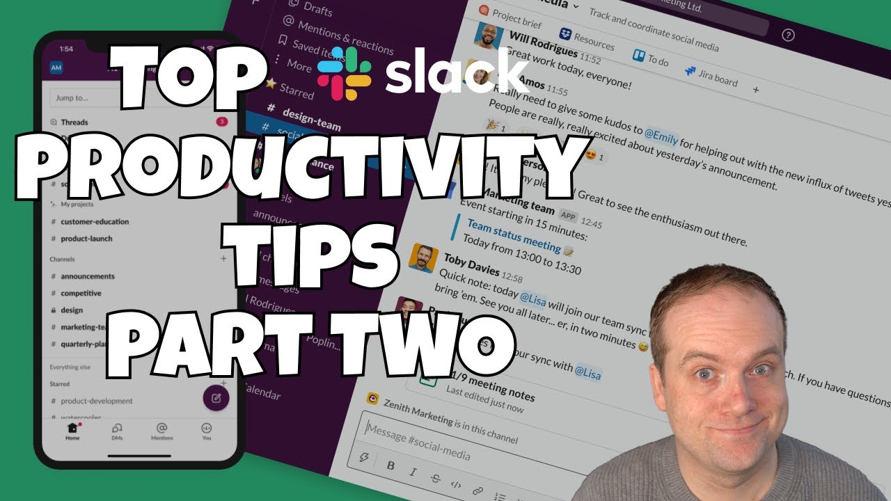 Slack productivity tips (Part 2) | Tips on how to use Slack | #shorts