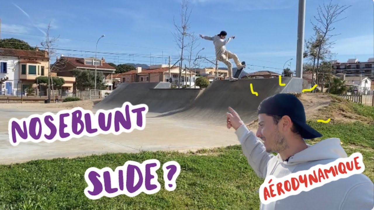 Fs Noseblunt Slide ? Skate session aérodynamique au bord de la mer 💨