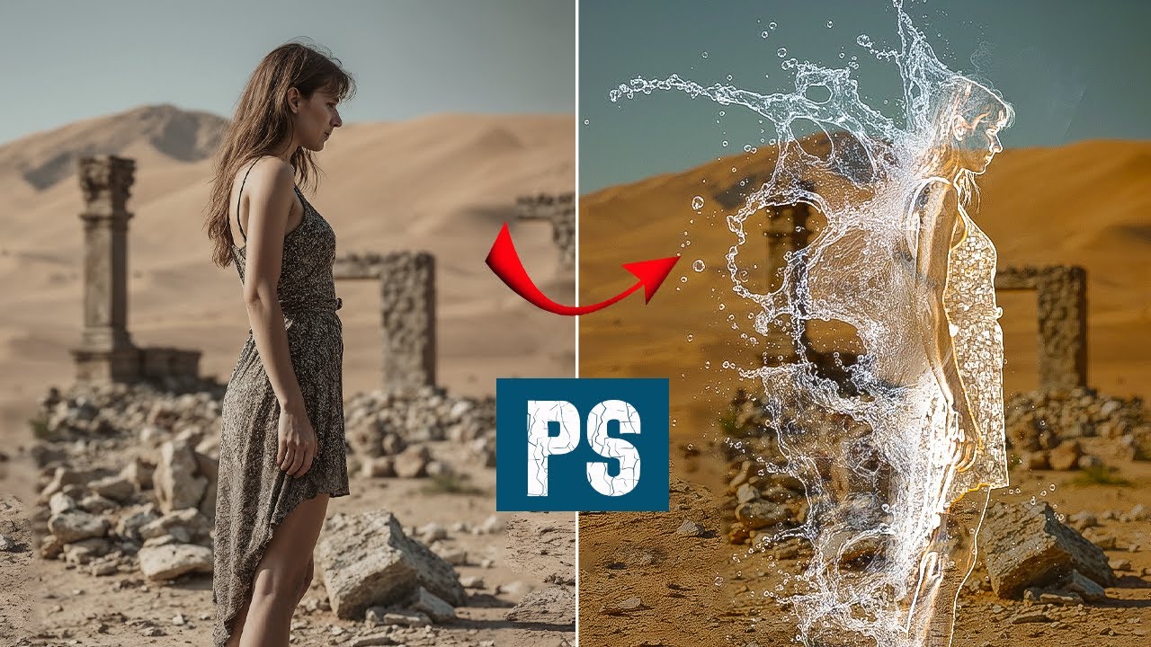 Water Transform In Photoshop Tutorial For Beginner