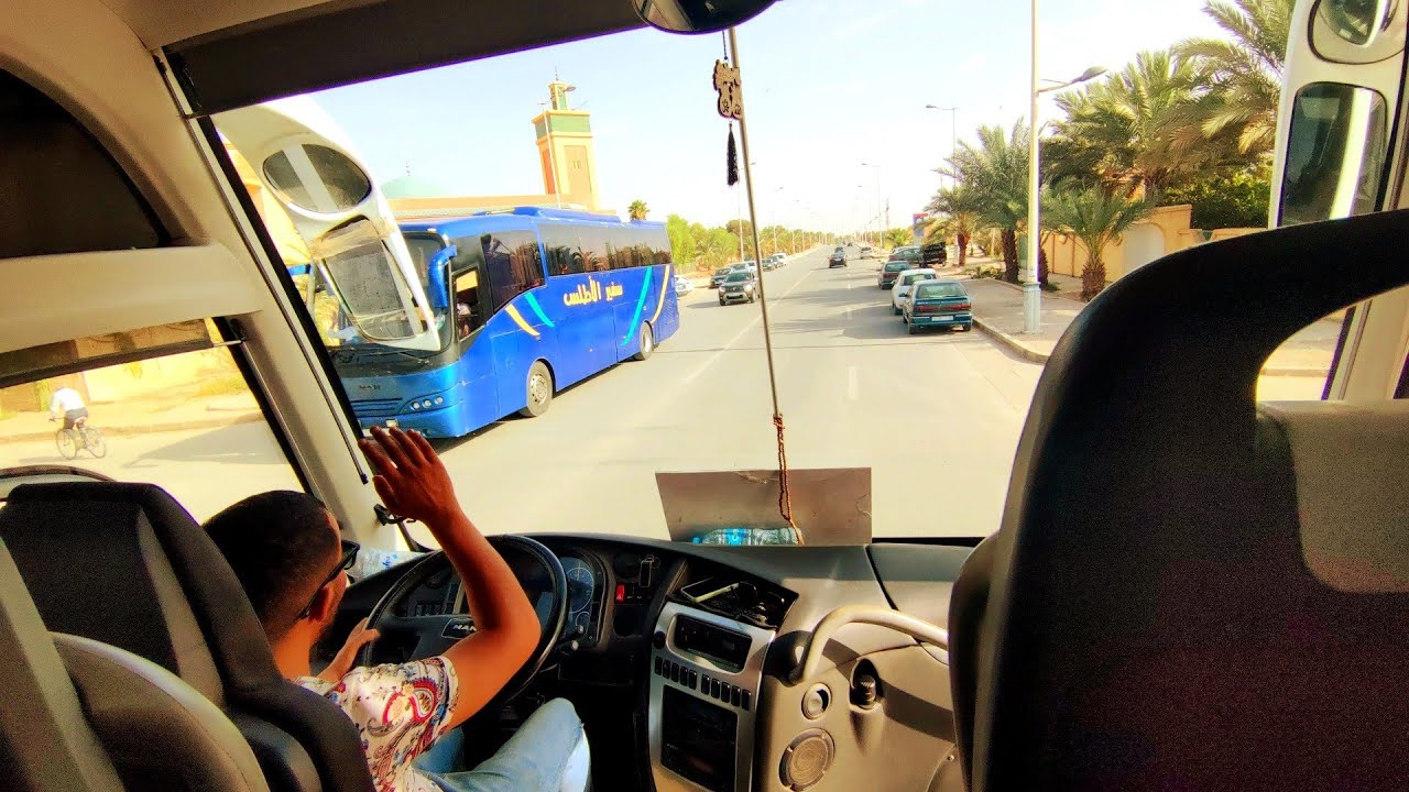 جولة في  مدينة الراشيدية مع حافلة الغوم صحراء باغنية أطلسية حوسى المنصوري