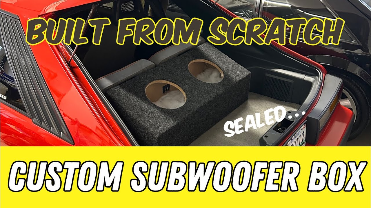How to build a subwoofer box (custom built to my 86’ Mustang)