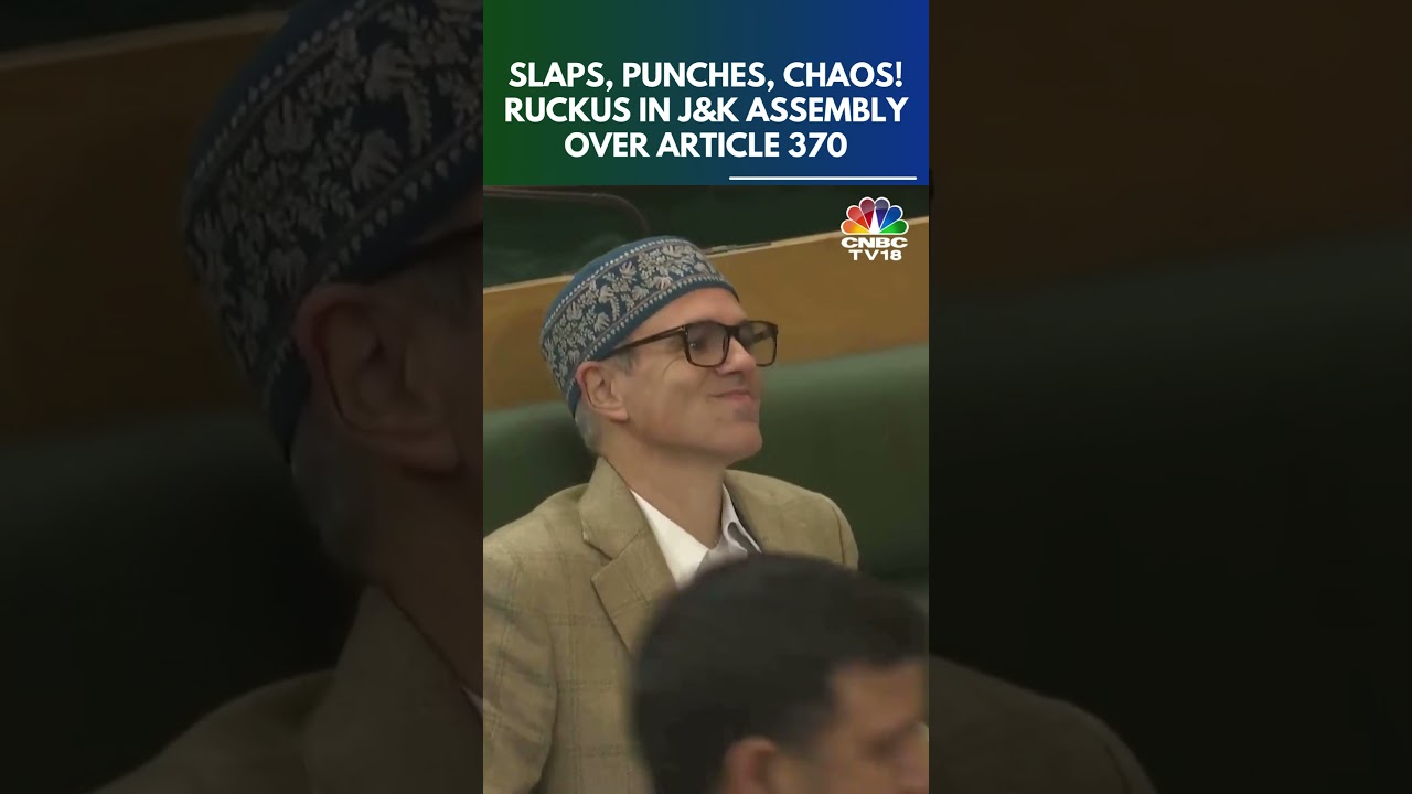 Ruckus Breaks Out In J&K Assembly Over Article 370 Resolution | Jammu And Kashmir | N18S | CNBC TV18