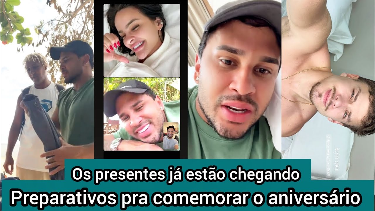 Lucas Guimarães começa os preparativos pra comemorar seu aniversário e ganha presente de fã 