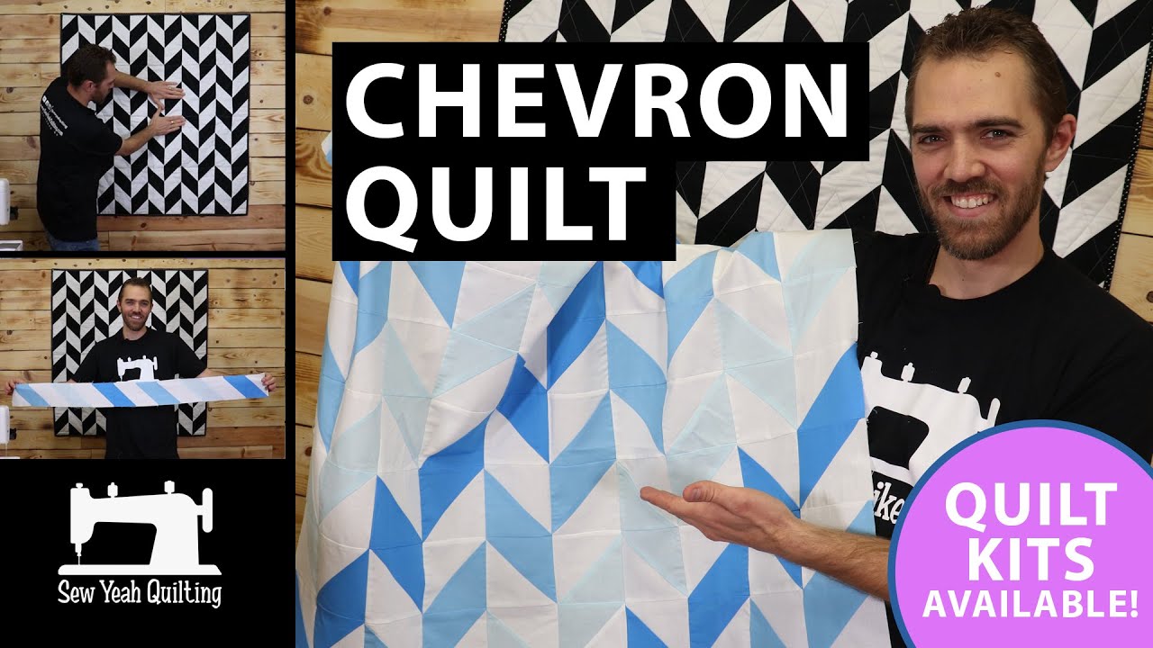 Chevron Quilt Tutorial | Beginner Sewing