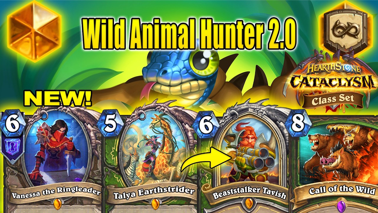 Upgraded Companion Hunter Deck 2.0 Is Super Wild That It's Good At CATACLYSM Class Set | Hearthstone