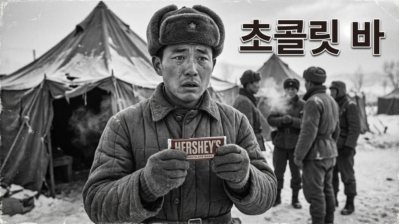 북한 포로들은 미군이 준 초콜릿 바와 따뜻한 담요를 보고 충격에 빠졌다