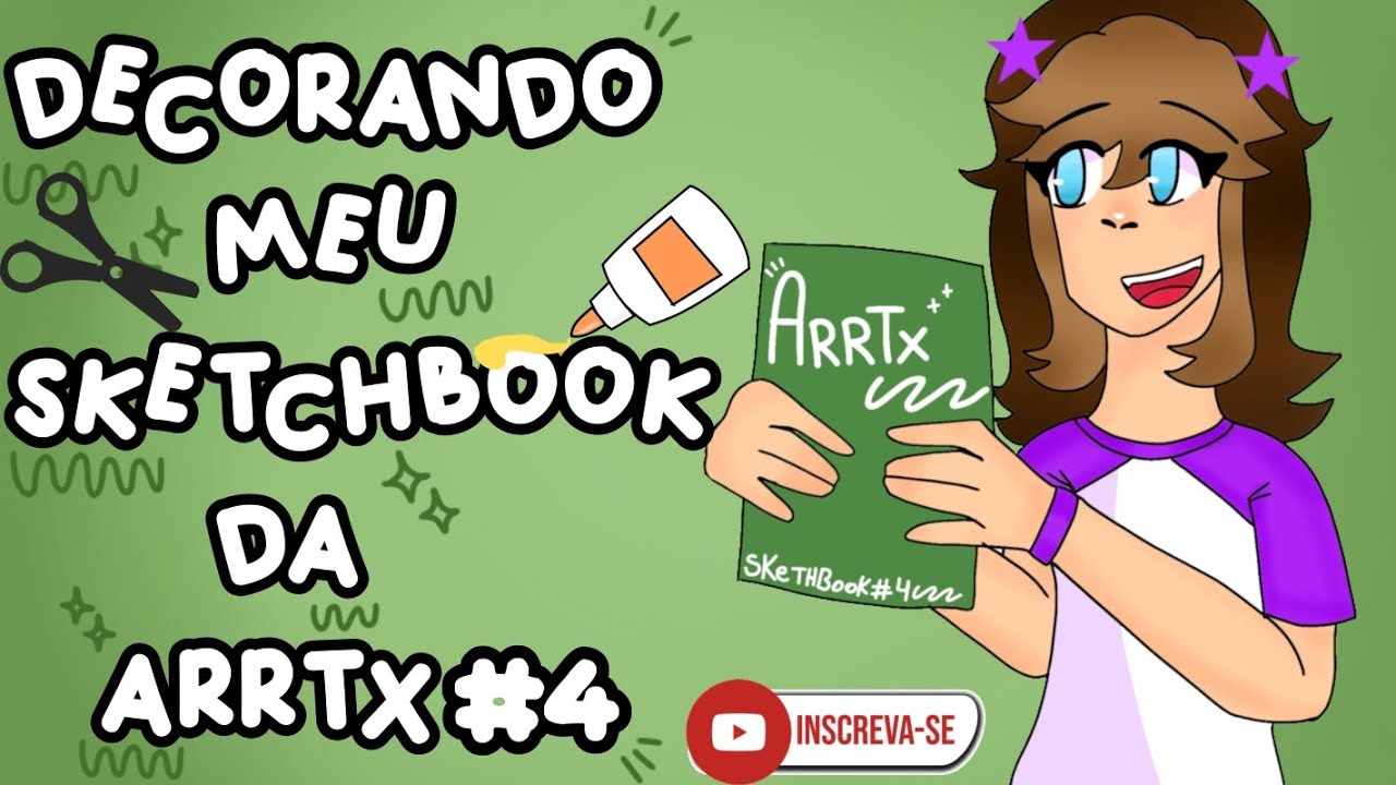 PERSONALIZANDO MEU NOVO SKETCHBOOK (SERÁ QUE FICOU BOM?😰) @Vivy4rts 