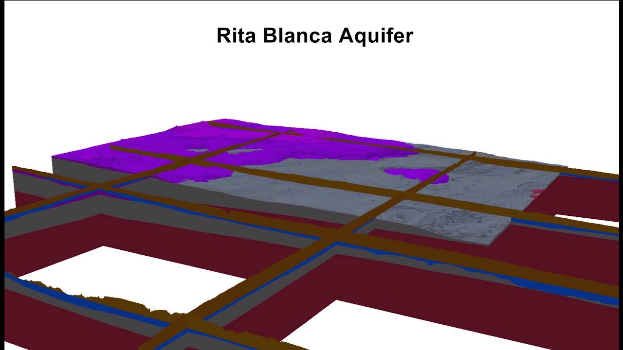 3D Stratigraphic Model of the Ogallala Aquifer
