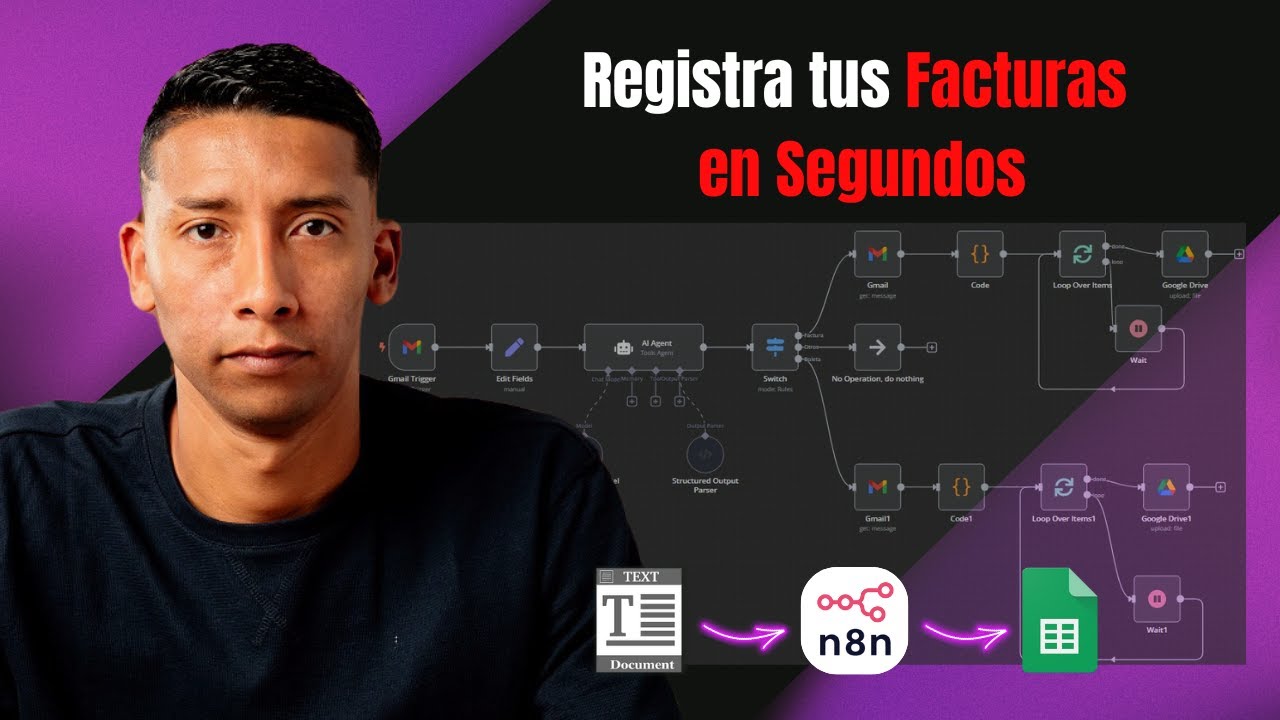 Automatiza el Registro de Facturas con N8N