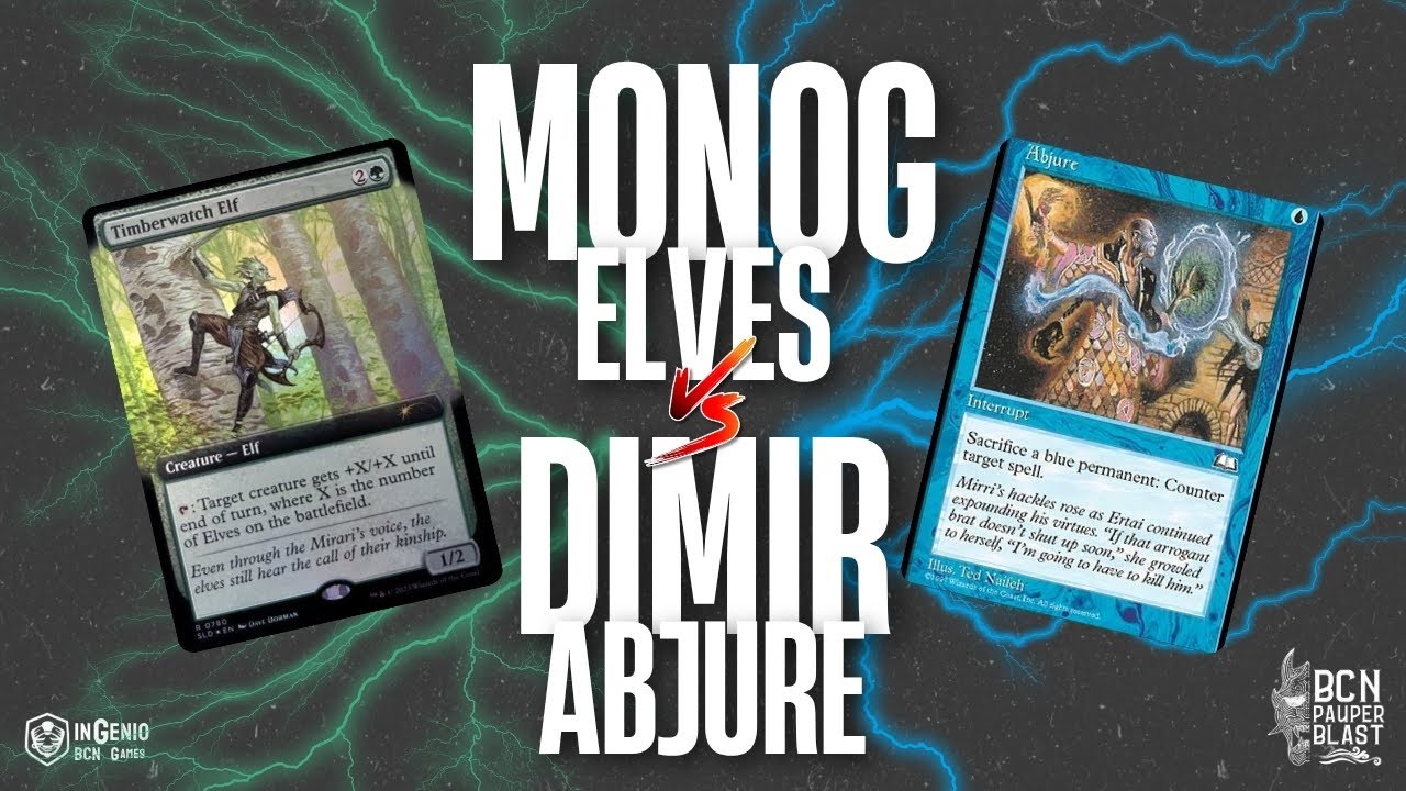 MONOG ELVES VS DIMIR ABJURE  SP31#mtg