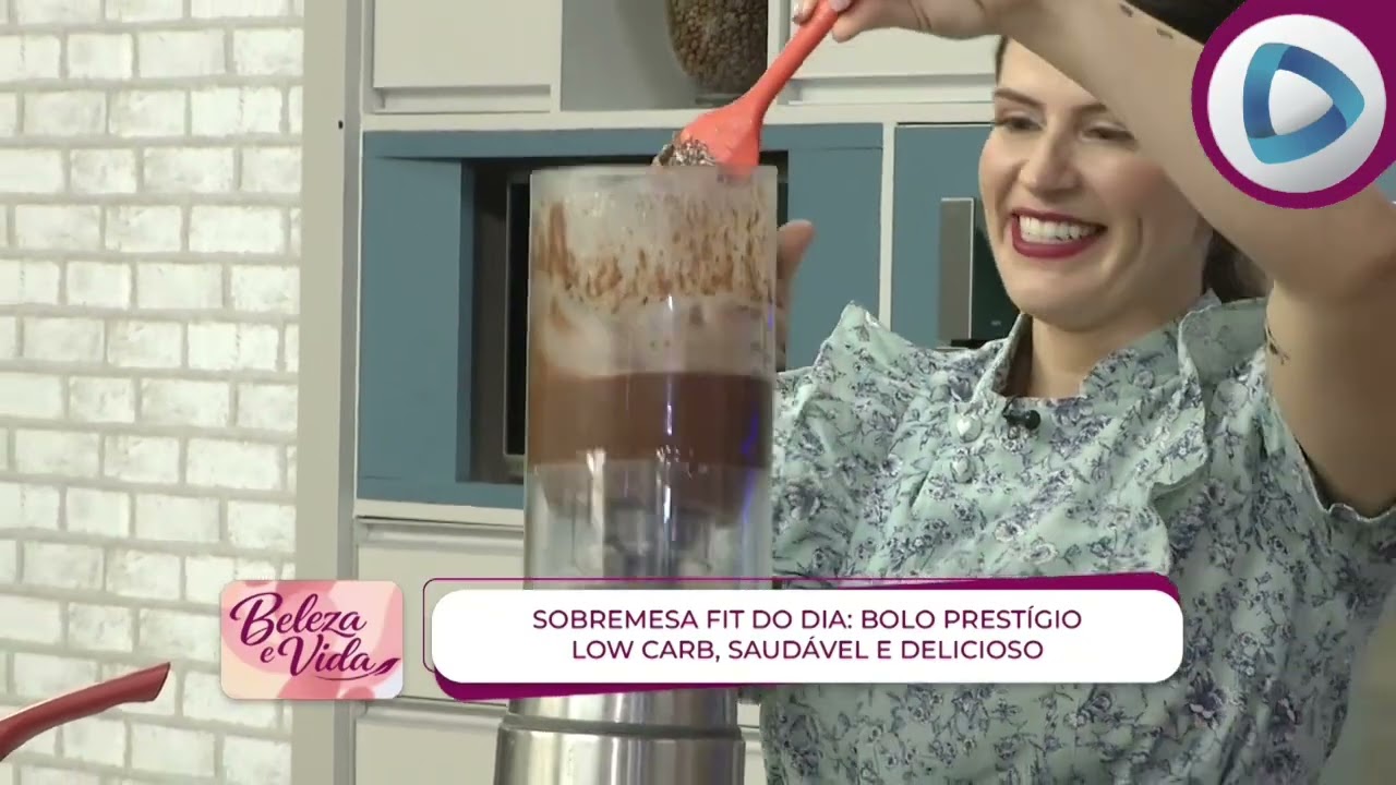 RECEITA: BOLO DE PRESTÍGIO LOW CARB / BELEZA E VIDA / REDE BRASIL DE TELEVISÃO