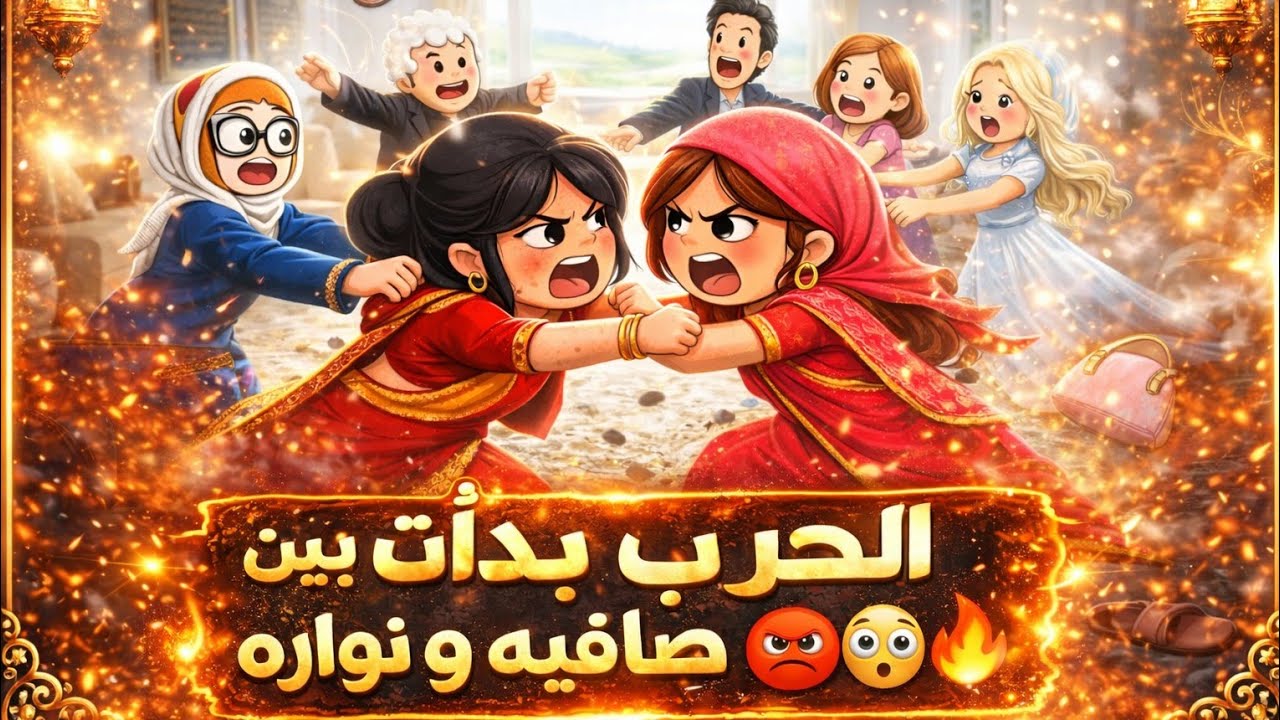 مسلسل زواج الصعيد(22) صافيه ونواره هياكلوا في بعض يا ترى ايه اللي هيحصل 🥺😳🔥#اكسبلور #انميشن_عربي #ما