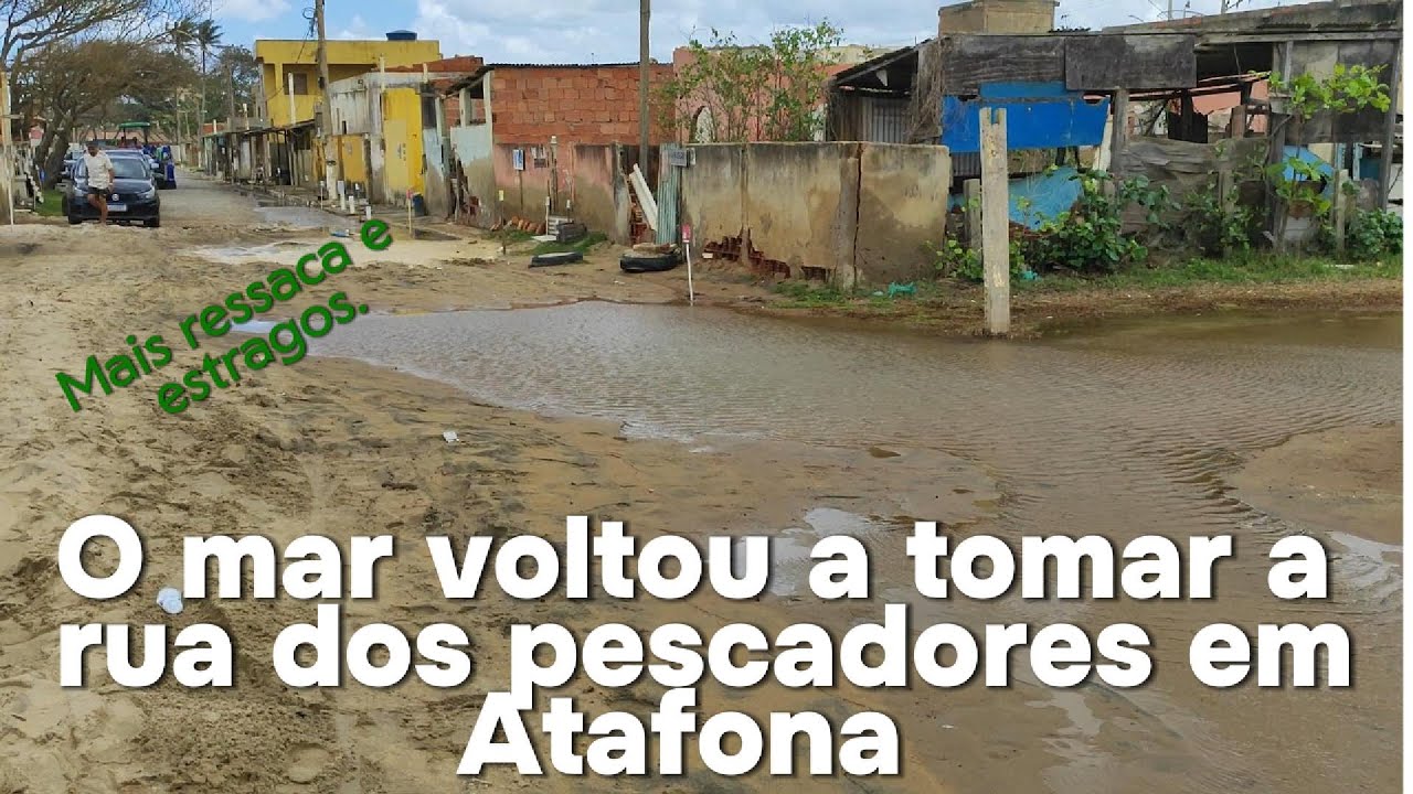 O mar avançando em Atafona - RJ #aventura #praia #viagem #avançodomarematafona#Atafona