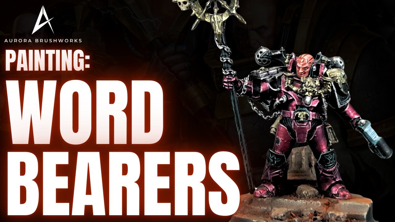 How to Paint Word Bearers | Horus Heresy | 40K Chaos Space Marines | Vallejo True Metallic Metal